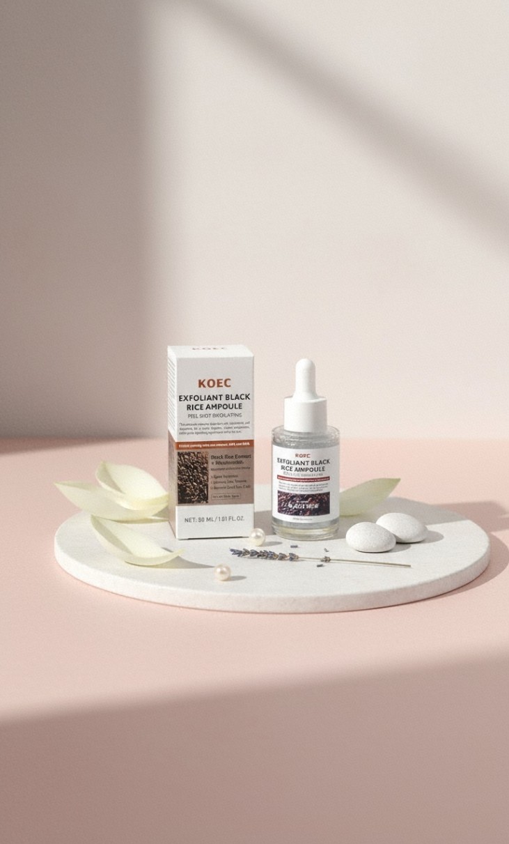KOEC Exfoliant Black Rice Ampoule